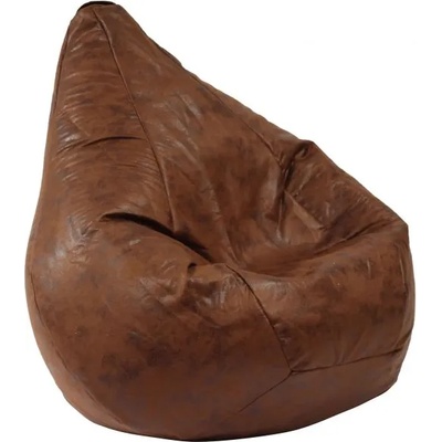 Pufrelax Пуф круша за деца 4-14 г. , 160л. , Nirvana Light - Iced Coffee, Перящ се калъф, Пълнеж от Полистиролни перли, Гама Premium