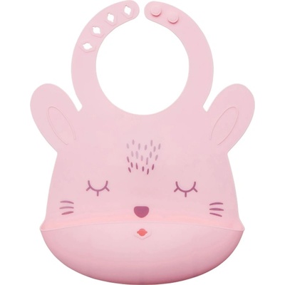Tiny Twinkle Silicone Roll-up Bibs лигавник Rose Bunny 4m+