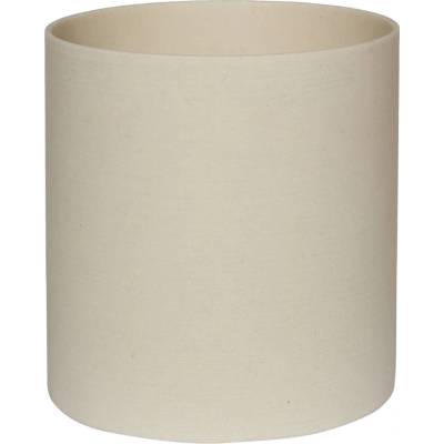 PotteryPots Kvetináč Puk, prírodný bielý 15 x 15 cm