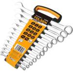 TOLSEN TOOLS Tolsen комплект гаечни ключове с плоска глава, 12 бр. , 6 - 22 мм (15888)