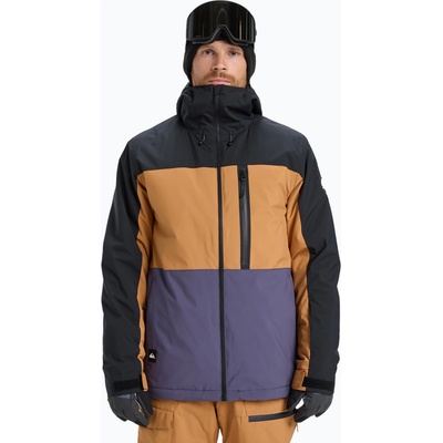 Quiksilver Мъжко яке за сноуборд Quiksilver Sycamore Block 20K dark ivy