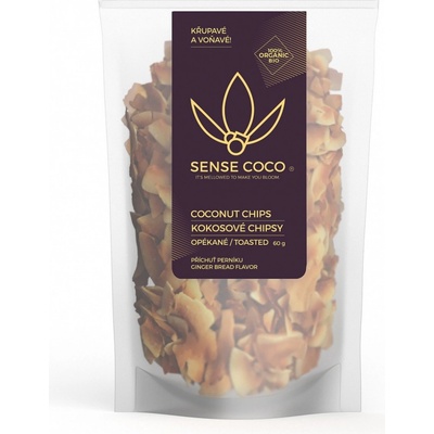 Sense Coco Perníkové BIO Kokosové chipsy 60 g