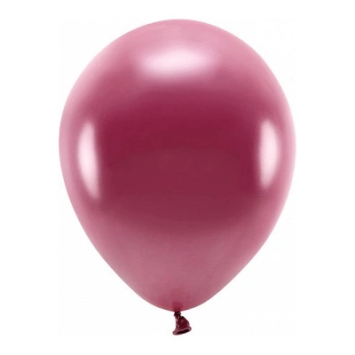 Latexové balóniky metalické Eco bordo 30cm