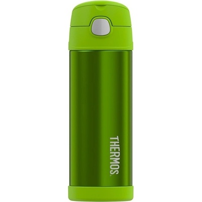 Thermos FUNtainer metalická limetková 470 ml