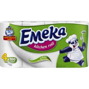 Emeka Емека кухненска ролка 4бр бяла (72328828-22)