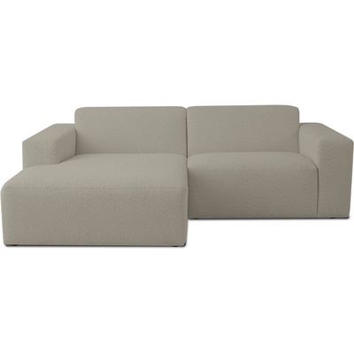 Scandic Светлокафяв ъглов диван от букле (ляв ъгъл) Roxy - Scandic (Small ch (ch+1,5) Left CM 9 capp.)