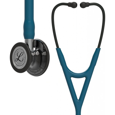 3M Littmann Cardiology IV : Caribbean Blue, Smoke Finish - Mirror Stem - 6234