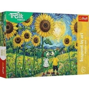 Trefl Puzzle 100 Walk Among Sunflowers
