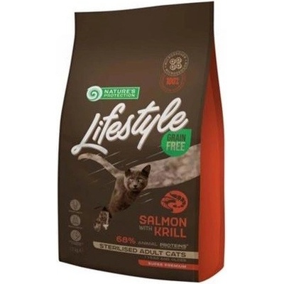 Natures Protection Lifestyle cat adult sterilised salmon & krill 1,5 kg