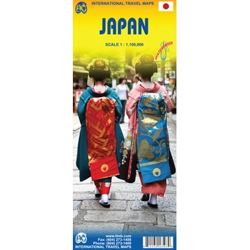 Japonsko mapa 1:1 000 000