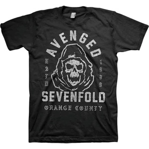 Avenged Sevenfold So Grim Orange County Тениска с къс ръкав Black M (ASTS37MB02)