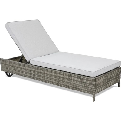 Garden Point Полиратанов шезлонг Tobago Garden Point сив (GAP428)