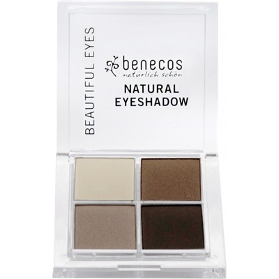 Benecos Natural Quattro Eye Shadow Coffee & Cream 4,8 g – Zboží Mobilmania