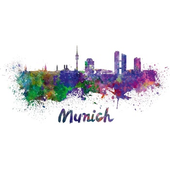 DIMEX ART s. r. o Флизелинов фототапет панорама на мюнхен 375 x 250 см