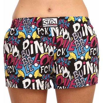 Styx Dámske trenky art klasická guma Pink Bubble (K1058)