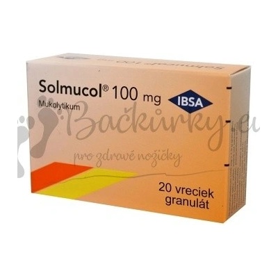 SOLMUCOL 100MG POR GRA SOL SCC 20
