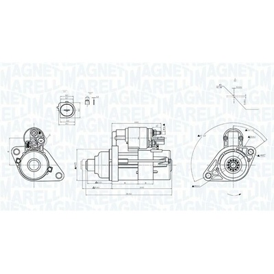 Štartér MAGNETI MARELLI 063725634010