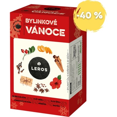 Leros Bylinkové Vánoce 20 x 2 g