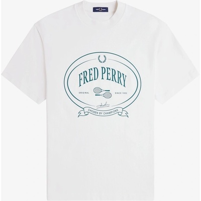 Fred Perry Тениска Fred Perry Men's Champions Regular Fit T-Shirt - Snow White 129