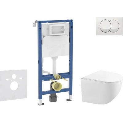 Geberit Duofix s tlačítkem Delta SANI11CA3150B – Zboží Dáma
