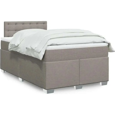 vidaXL 11461.3285873 Boxspring postel s matrací taupe textil