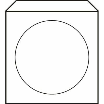 Obálka CD 125 x 125 mm papírová s okénkem