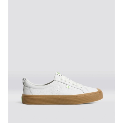 Cariuma OCA Low Gum White Premium Leather Sneaker