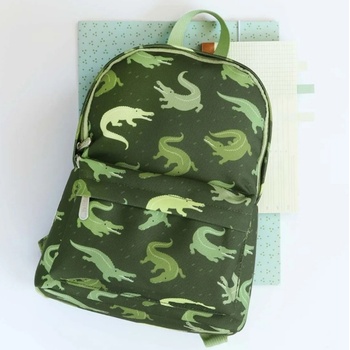 A little lovely company: Малка Раница 23, 5 x 30 x 10 cm - Крокодилчета (BPCRGR70)