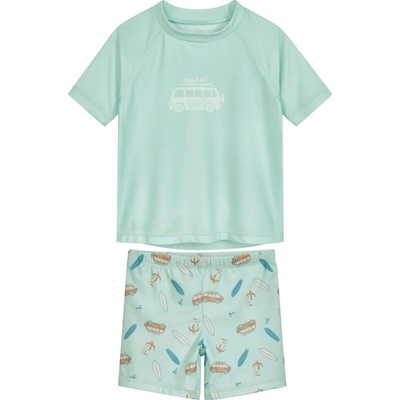 Dětský plavecký set s UV Playshoes Surfbus mint green