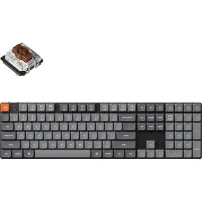 Keychron K5 Max Swappable Gateron RGB Backlight Brown Switch K5M-H3