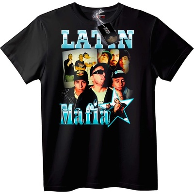 NOONEBRAND Тениска Latin Mafia - 5XL, White