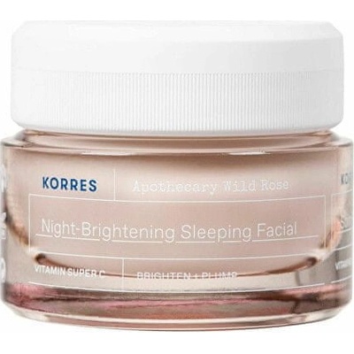 Korres Wild Rose Sleeping Facial nočný krém 40 ml