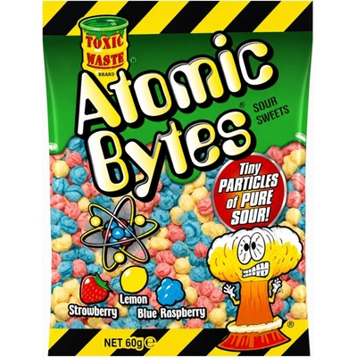 Toxic Waste Atomic Bytes kyselé bonbonky s ovocnými příchutěmi 60 g