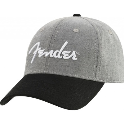 Fender Hipster Dad Hat Gray and Black