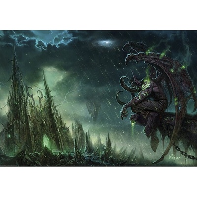 Plagát, Obraz - World of Warcraft - Illidan Stormrage, 91.5 × 61 cm