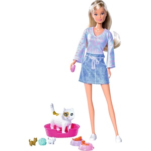 Simba Toys Игрален комплект Simba Steffi Love - Стефи с котка и аксесоари (105733651)
