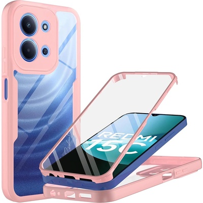 Techsuit Калъф за Xiaomi Redmi 15C 4G / Redmi 15C 5G - Techsuit - ColorVerse 360 Series + Screen Protector - Розов
