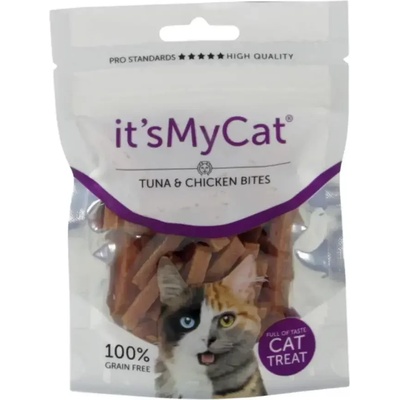 It' s My Cat It`s My Cat лакомство за котки, хапки с пилешко и риба тон 50gr