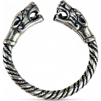 Drakkaria Dva vlci Fenrir prsten vlk P33536