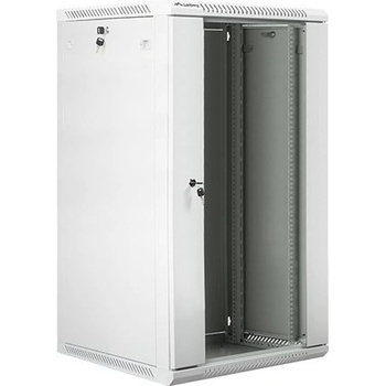 Lanberg Комуникационен шкаф Lanberg rack cabinet 19" wall-mount 22U / 600x600 for self-assembly (flat pack), grey (WF01-6622-10S)