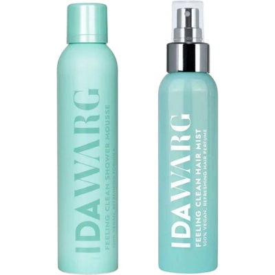 IDA WARG Beauty Сет Грижа за коса и тяло ПЛОДОВЕ НА ИЗКУШЕНИЕТО IDA WARG Feeling Clean Shower Mousse § Hair Mist Perfume