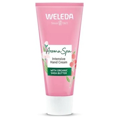 Weleda Aroma Spa Pink Pepper + Rock Rose Intensive Hand Cream крем за ръце за подхранване и защита на кожата 50 ml за жени