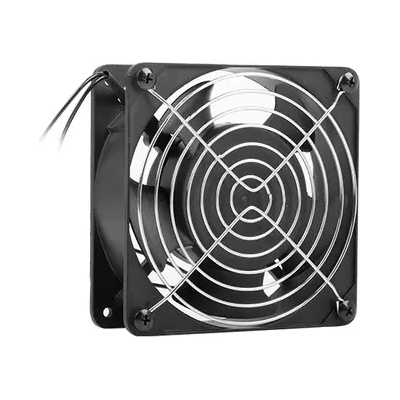Lanberg Аксесоар, Lanberg fan for 10" & 19" rack wall-mount cabinet, 230V, 120x120x38mm, black (AK-1501-B)