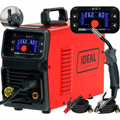IDEAL 230V Praktik Mig 201 Synergia LED 200A MMA FLUX