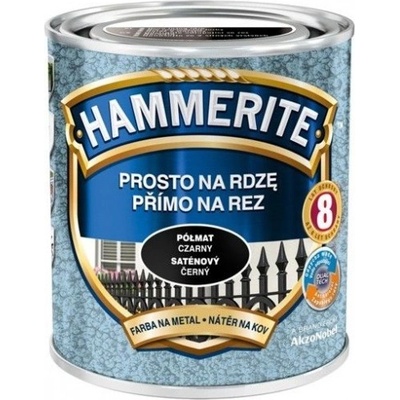 Akzo Nobel Hammerite Přímo na rez hladký 0,7L černá