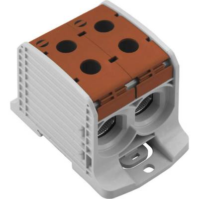 Weidmüller 2502830000 priechodná svorka 67.60 mm skrutkovací sivá, hnedá 1 ks