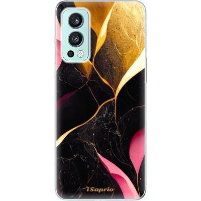 Púzdro iSaprio Gold Pink Marble OnePlus Nord 2 5G