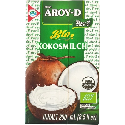 Aroy-D kokosové mléko BIO 250 ml