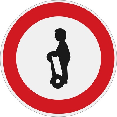 Dopravní značka B30a Zákaz vjezdu osobních přepravníků