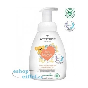 Attitude dětské tělové mýdlo šampon a kondicionér 3v1 s vůni hruškové šťávy s pumpičkou 300 ml